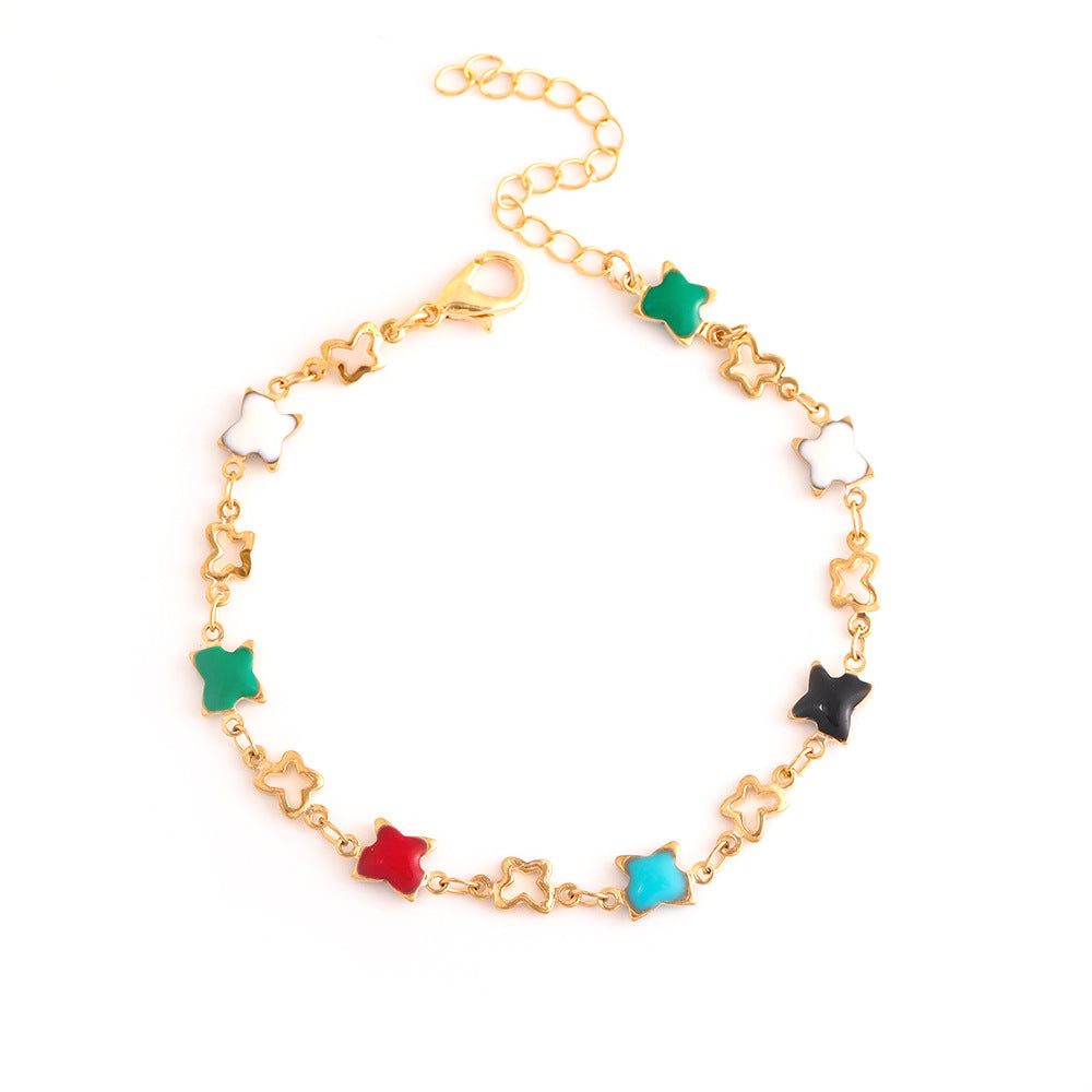 Colorful Star Charm Bracelet Stornfield