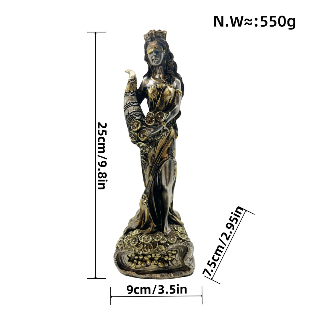 Elegant statue of Justitia in artistic details Stornfield