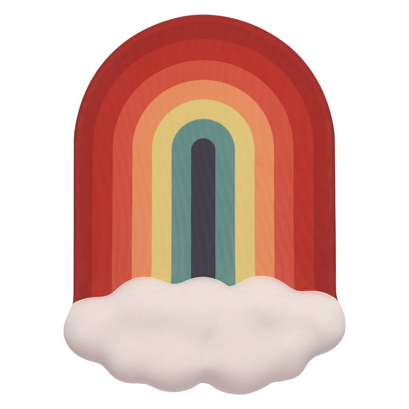 Rainbow-Themed Gel Mouse Pad
