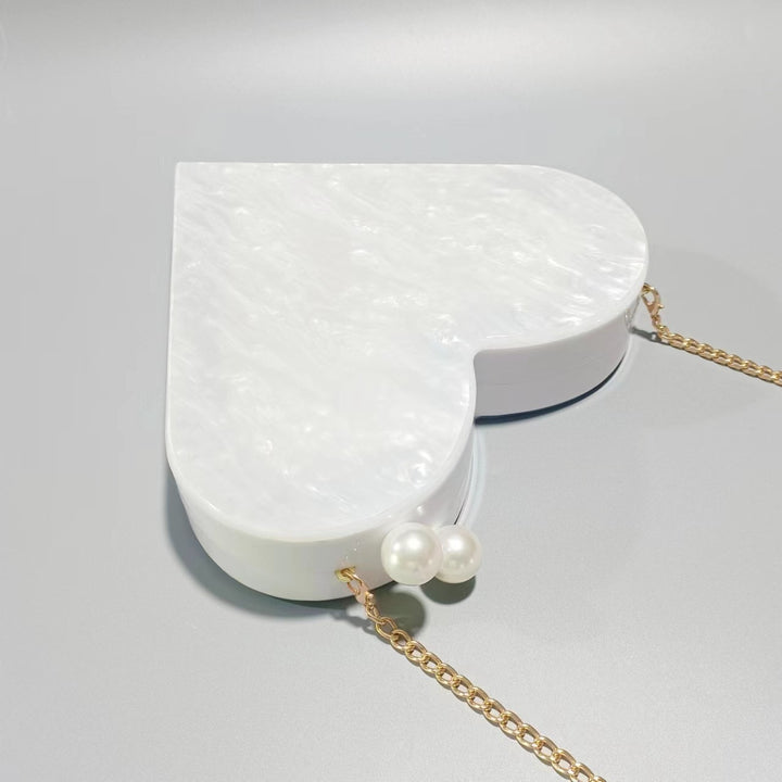 Artistic Heart-Shaped Clutch