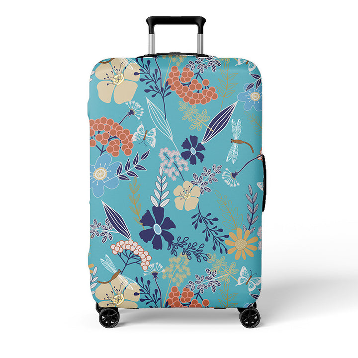 Unisex Suitcase Cover with Colorful City Design Stornfield