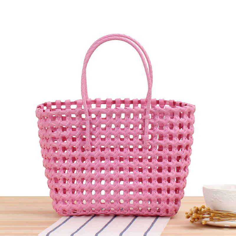 Flexible Tote Bag Made of Handcrafted Woven Material Stornfield