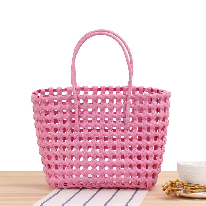 Flexible Tote Bag Made of Handcrafted Woven Material Stornfield