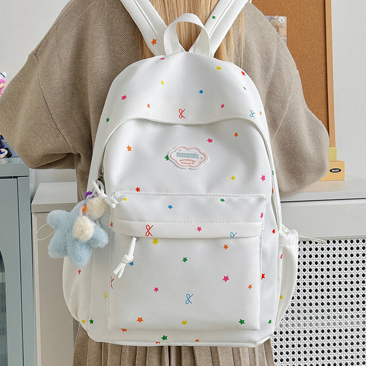 Star Patterned Casual Backpack Stornfield