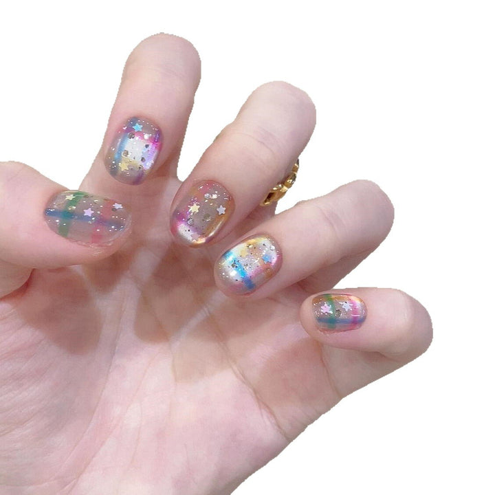 Glamorous artificial nails with multifunctional design Stornfield