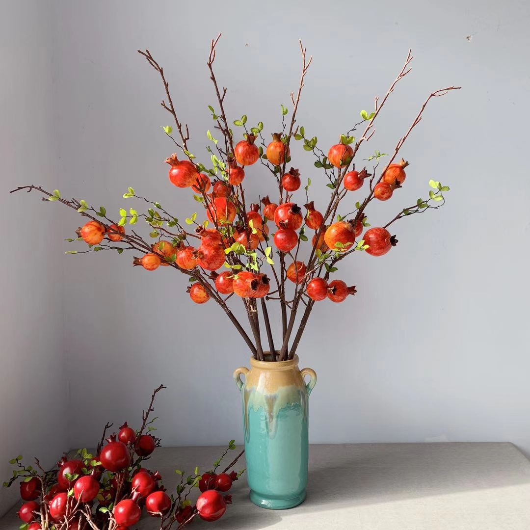 Realistic Decorative Pomegranate Stem