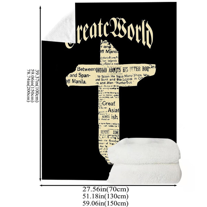 Graphic Novelty Fleece Blanket