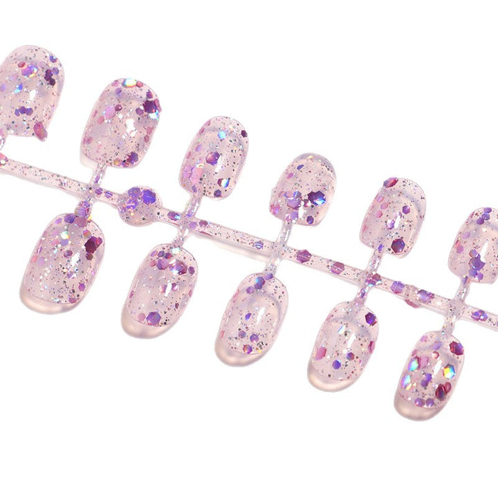 Glitter-Infused Press-On Nail Tips Stornfield