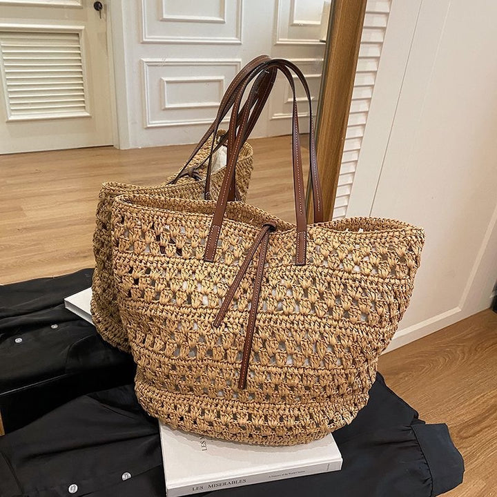 Handcrafted straw tote bag Stornfield