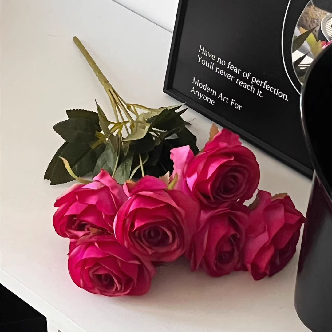 Decorative Faux Rose Bouquet