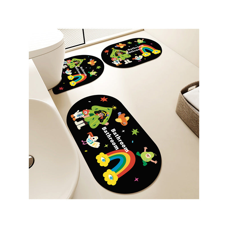 Fun Character Bath Mat Set