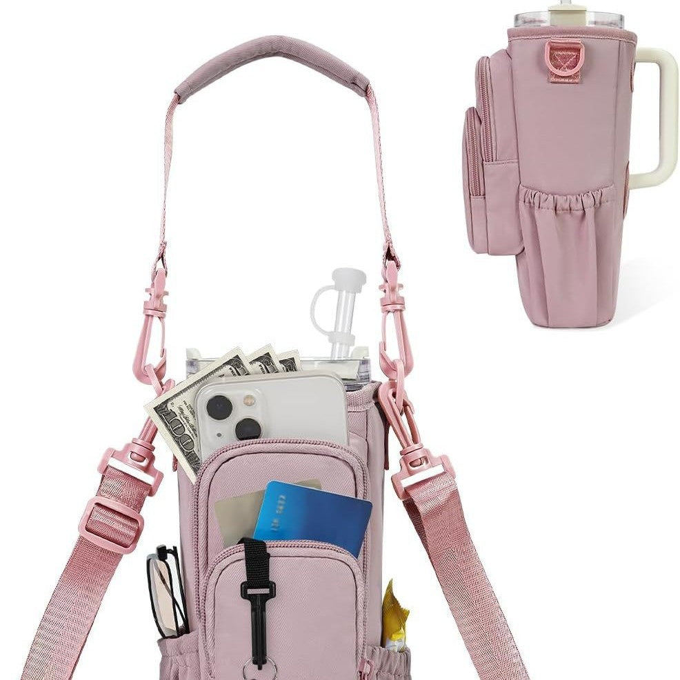 Practical crossbody bag with versatile compartments and a removable cup holder Stornfield