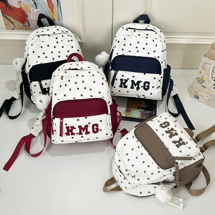 Casual Star-Patterned Backpack Stornfield 1791204760