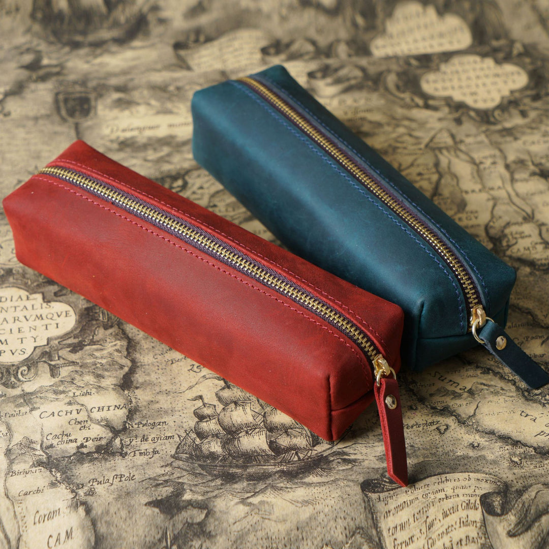 Premium Leather Pencil Case