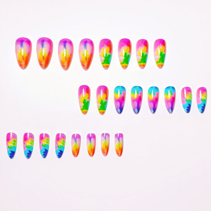 Gradient Color Artificial Nail Set Stornfield