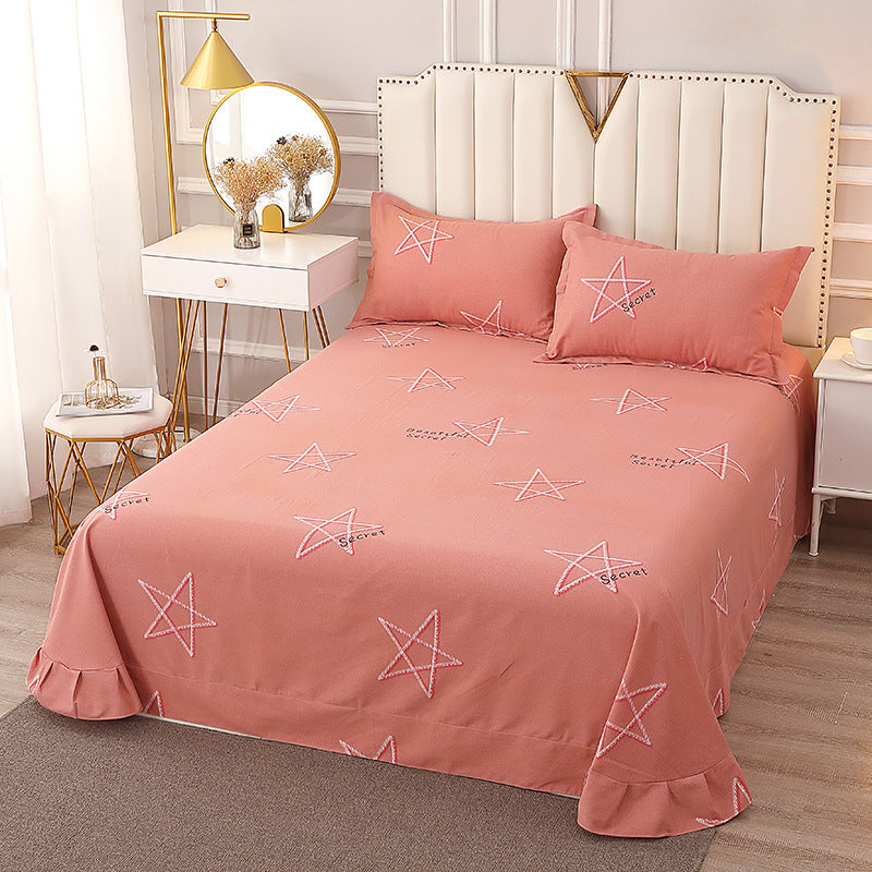 Floral Patterned Bed Cover Set