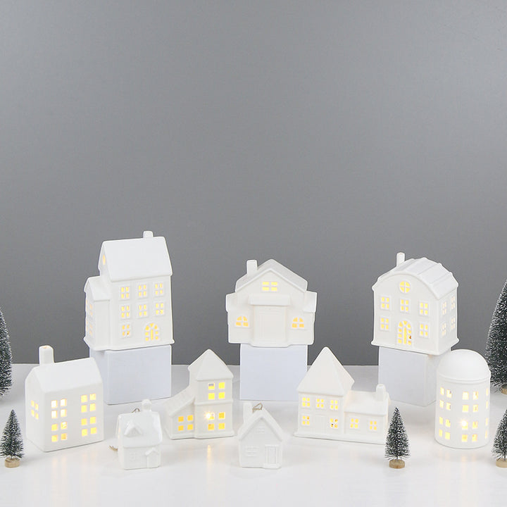 Decorative Ceramic House Candle Holder Stornfeild