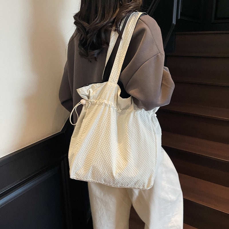 Stylish Drawstring Tote Bag