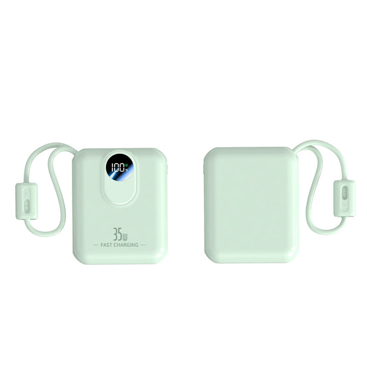 Power bank with fast charging function and integrated charging cables Stornfield