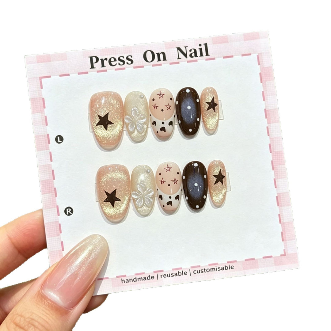 Decorative Press-On Nail Art Set  1791773918