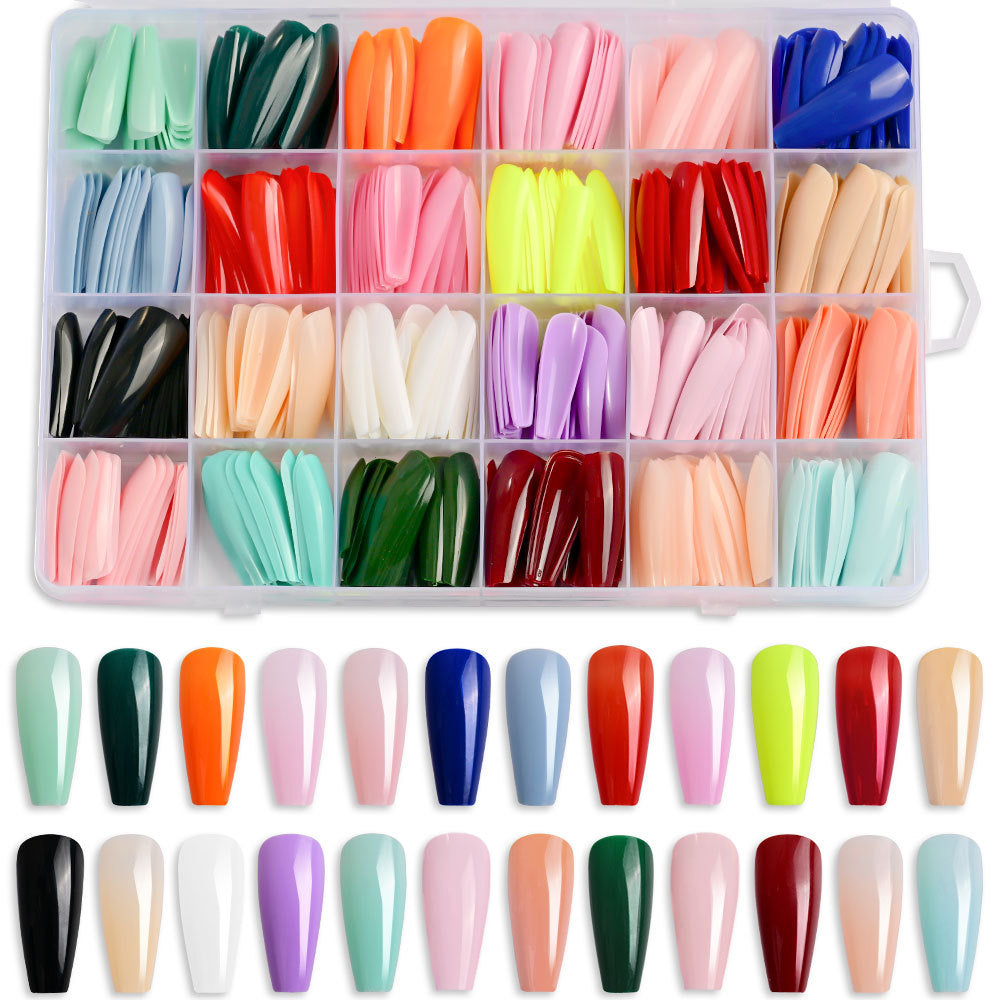Elegant Long-Style False Nail Tips Stornfield