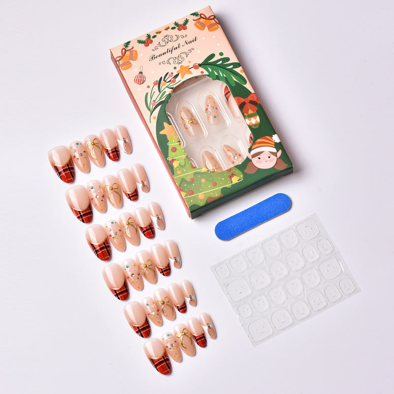 Exclusive artificial nails with festive design Stornfield