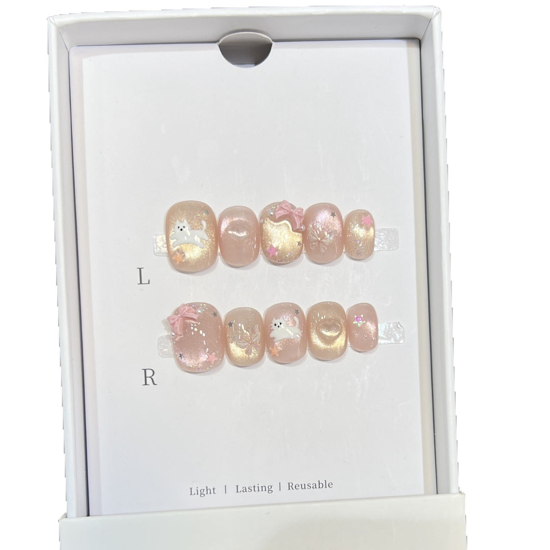Decorative Press-On Nail Art Set Stornfield