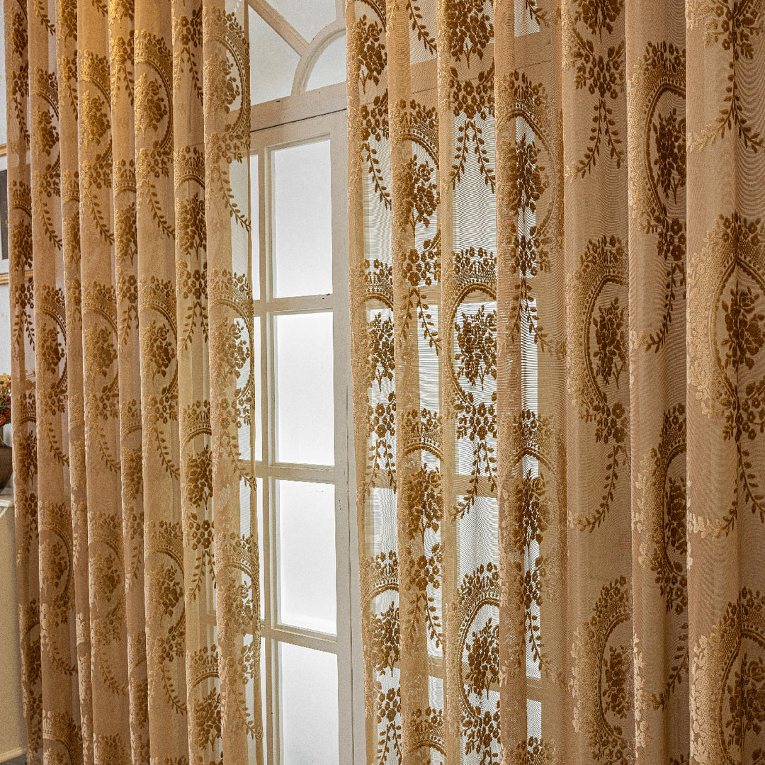Elegant Sheer Lace Curtains Stornfield