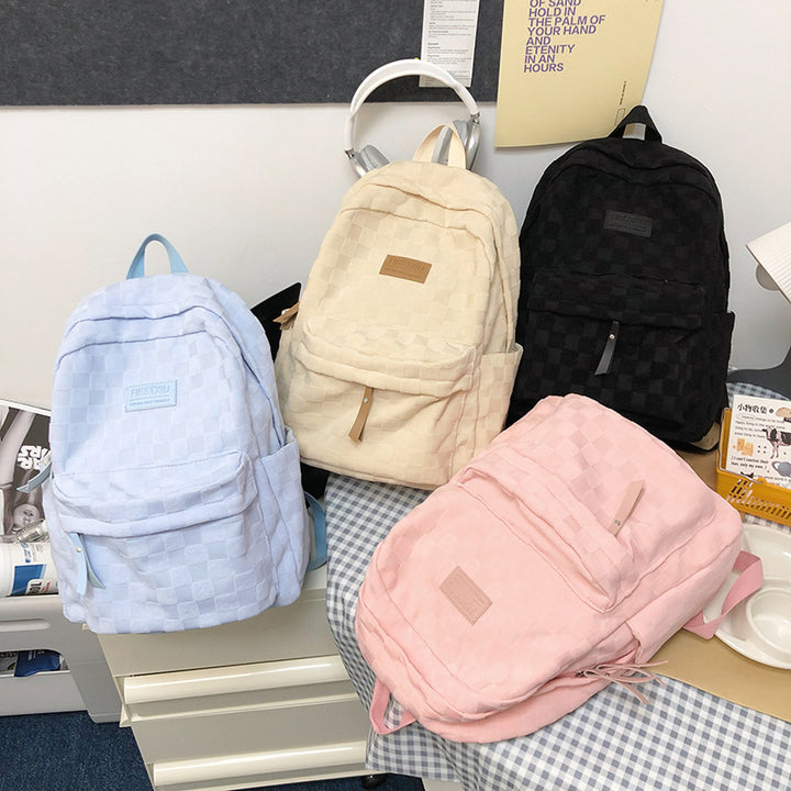 Classic Checked Patterned Backpack Stornfield