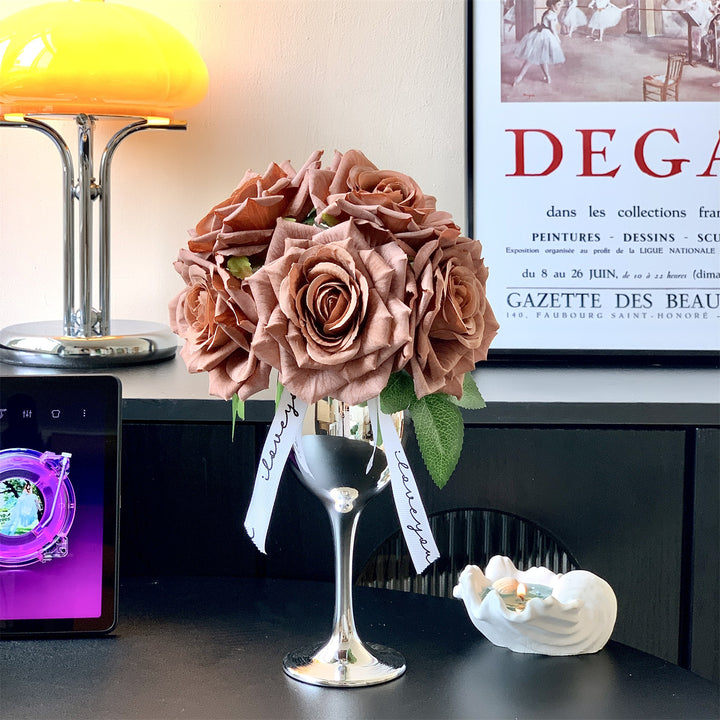 Elegant Silk Flower Bouquet