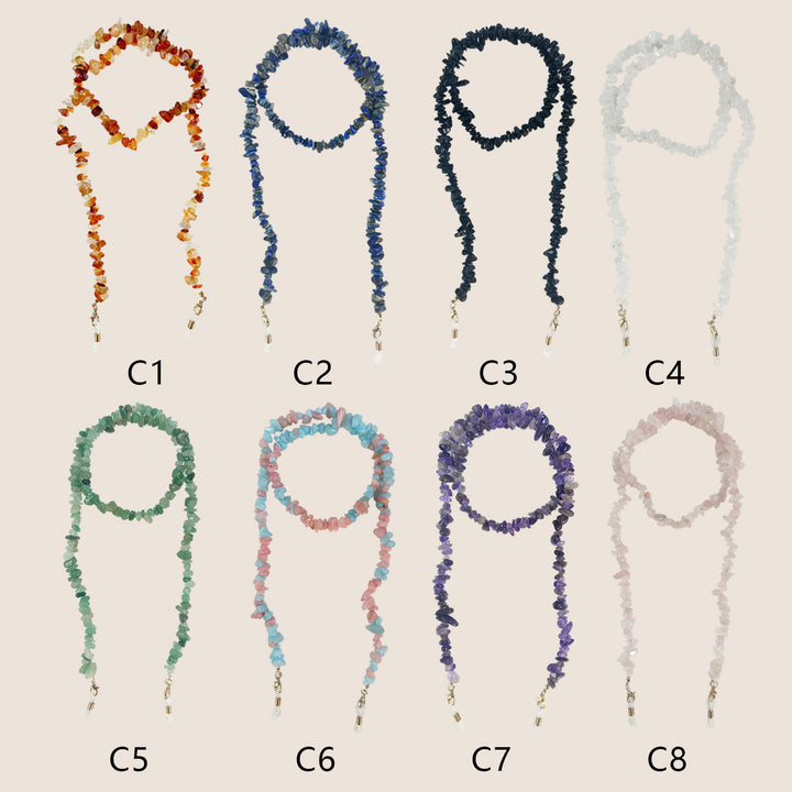 Natural Crystal Eyewear Chain Stornfield