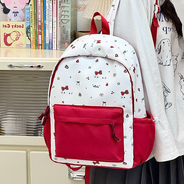 Cute Cartoon-Printed Backpack