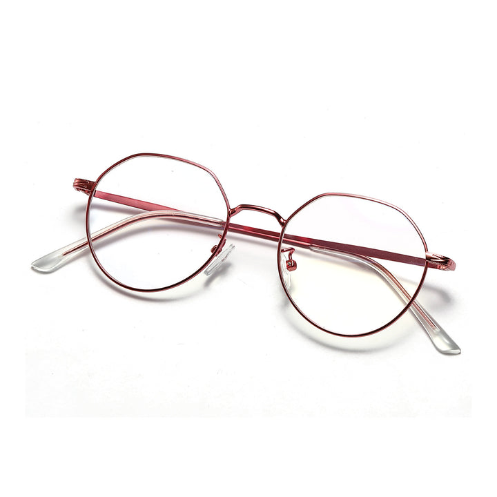 Women's round glasses with delicate metal frame Stornfield