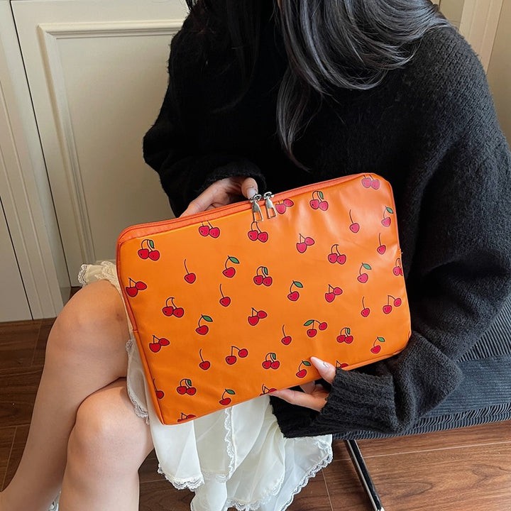 Playful Cherry Print Laptop Sleeve Stornfield