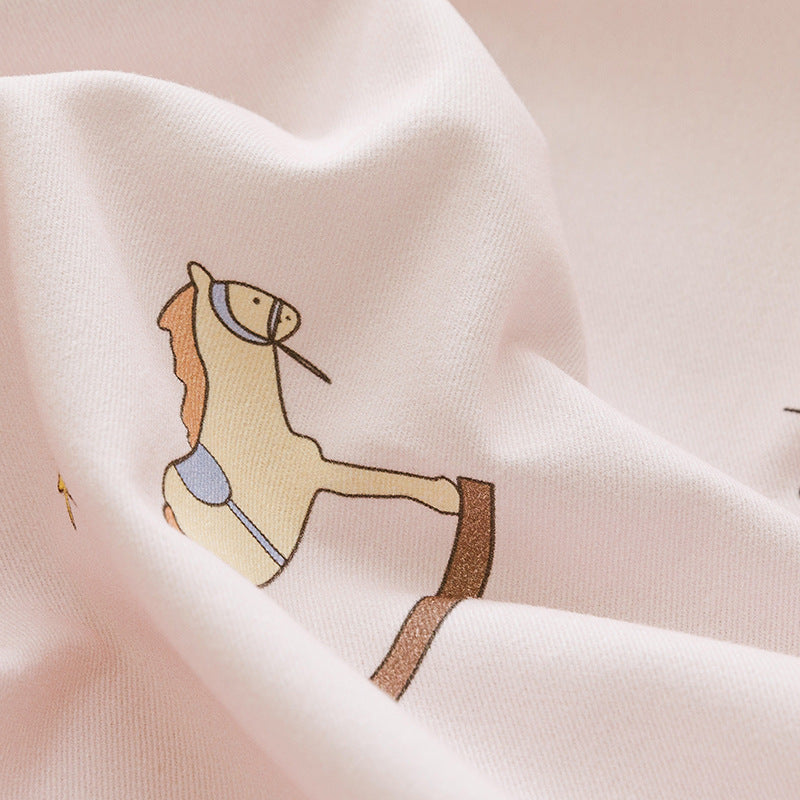 Toddler Fitted Bed Sheet and Pillowcase Set