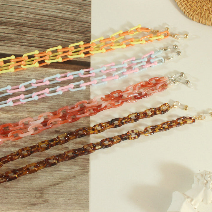 Fashionable Glasses Holder Chain Made of Acrylic Stornfield