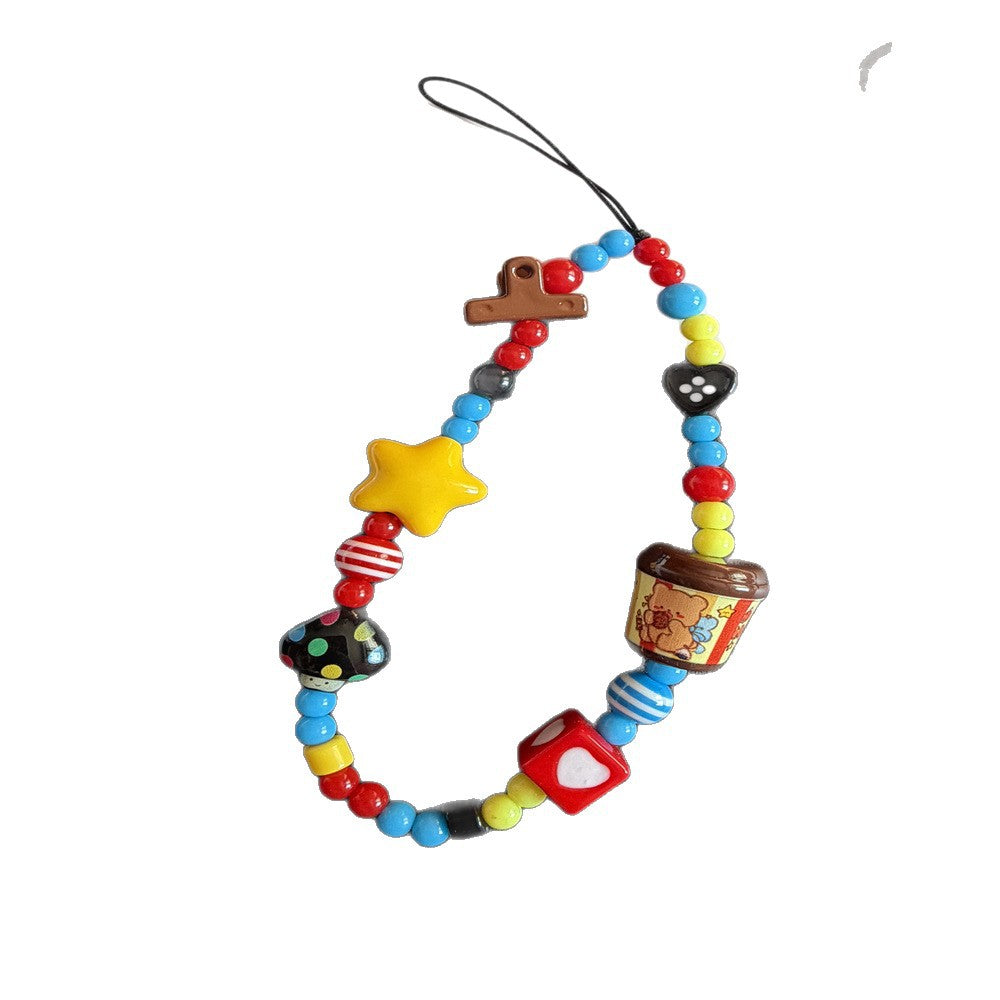 Playful Themed Beaded Eyewear Holder Stornfield