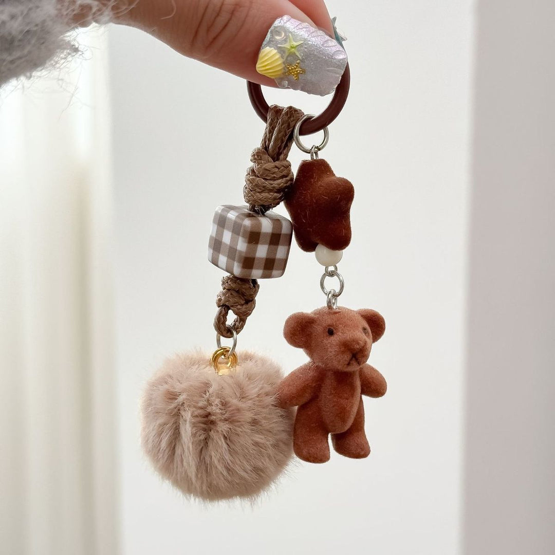 Decorative Plush Bear Keychain Stornfield