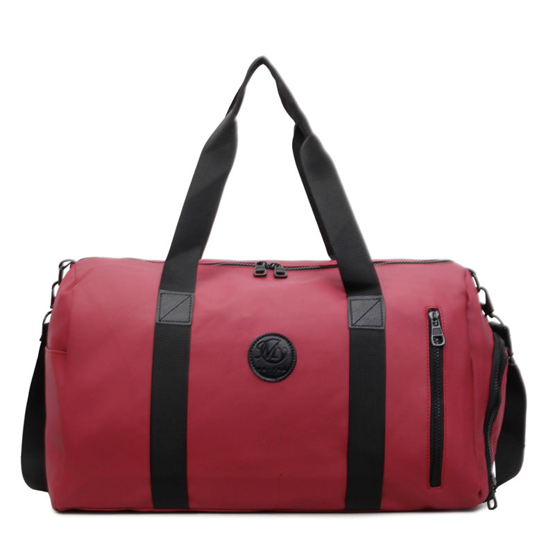 Sporty travel bag with reinforced zipper and side pocket Stornfield