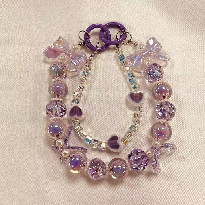 Detailed Beaded Charm Keychain Stornfield