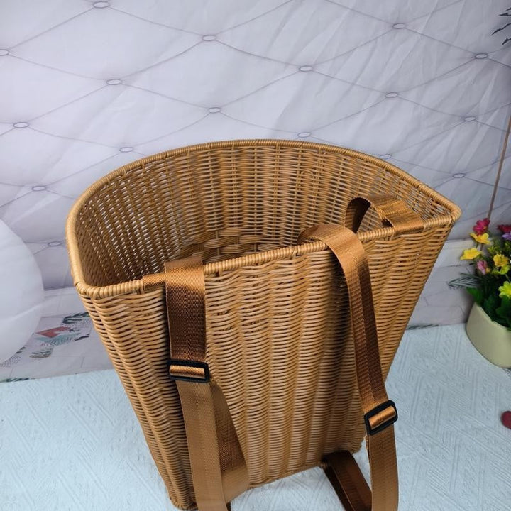 Modern Woven Laundry Basket Stornfield