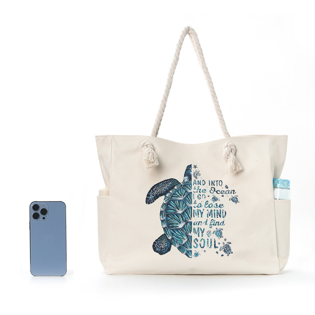 Beach bag with practical side pockets and robust design Stornfield