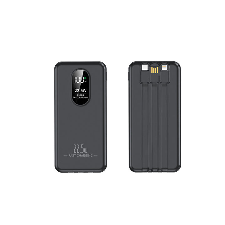 Portable power bank with intelligent fast charging function and digital capacity display Stornfield