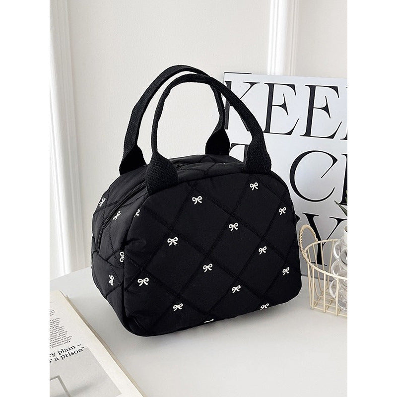 WoQuilted Bow Detail Handbag Stornfield