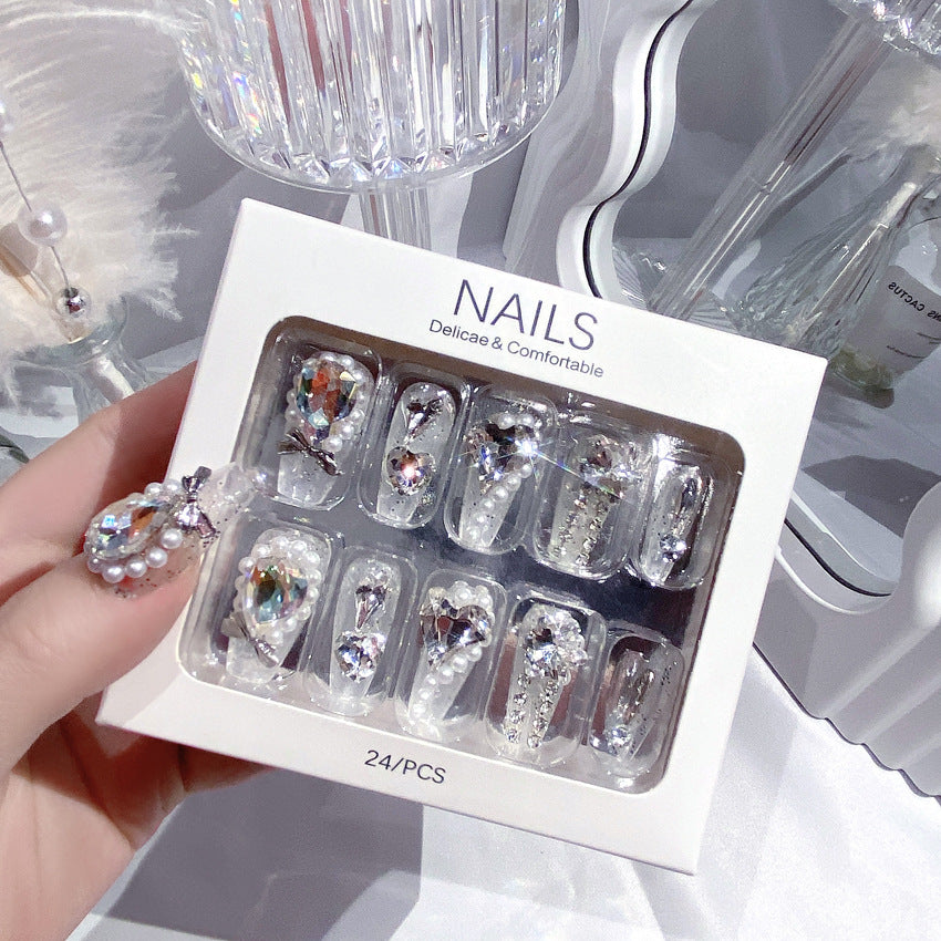 Decorative Crystal Embellished Nail Tips Stornfield