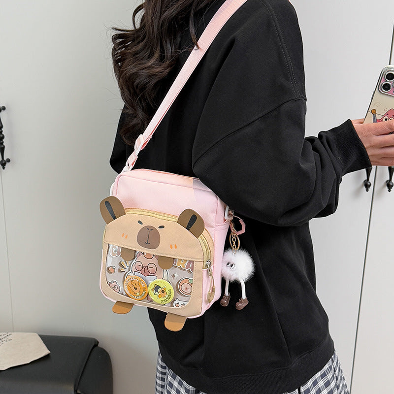 Cute Cartoon Bear Crossbody Bag