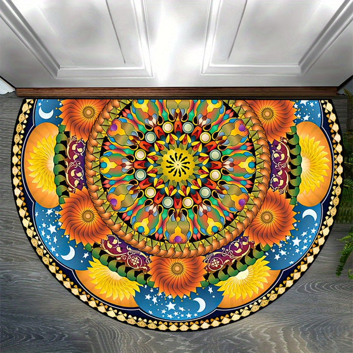 Sunflower-Themed Decorative Door Mat Stornfield