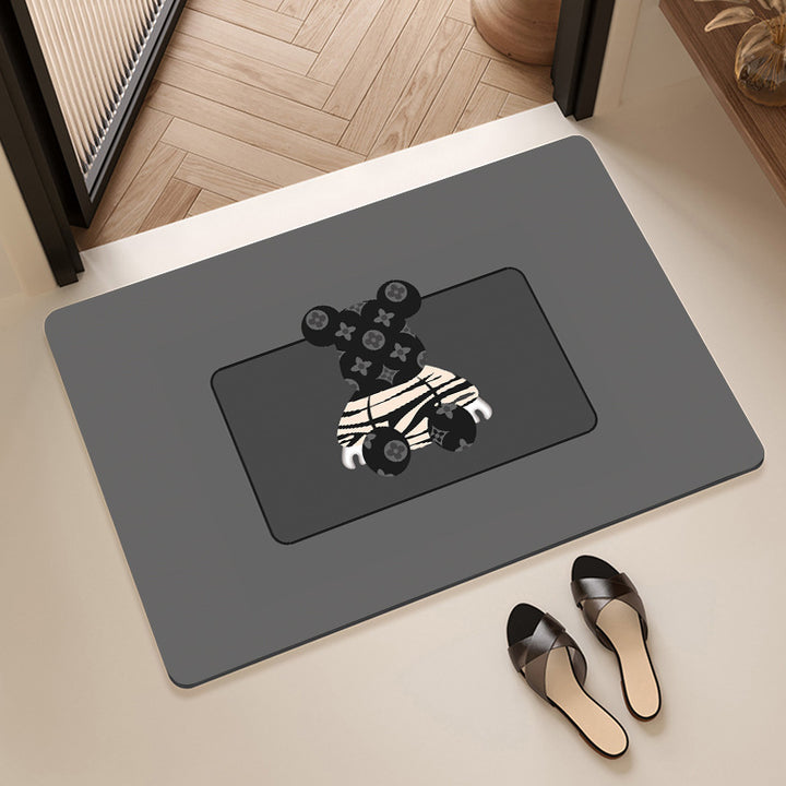 Artistic Cartoon Entrance Mat Stornfield