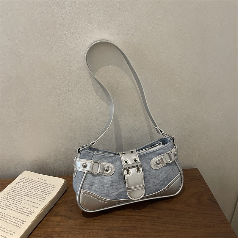 Faux Leather Mini Handbag