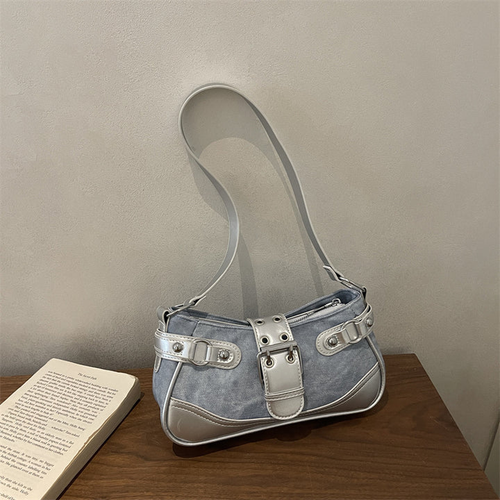 Faux Leather Mini Handbag